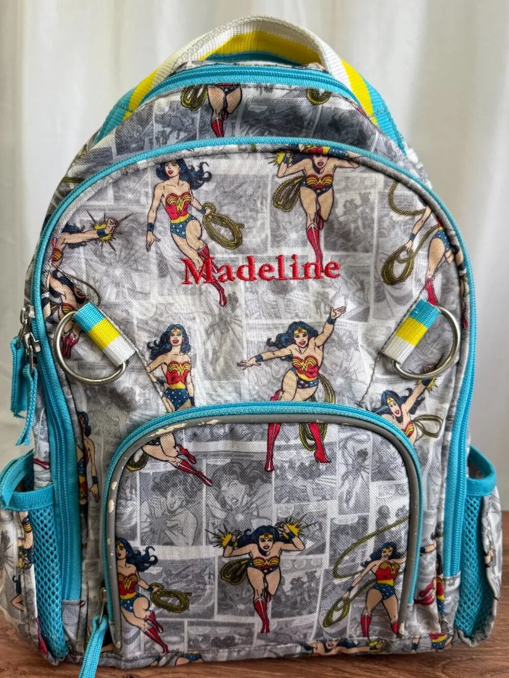 Pottery Barn Kids Wonder Woman Backpack DC Comics School Bag